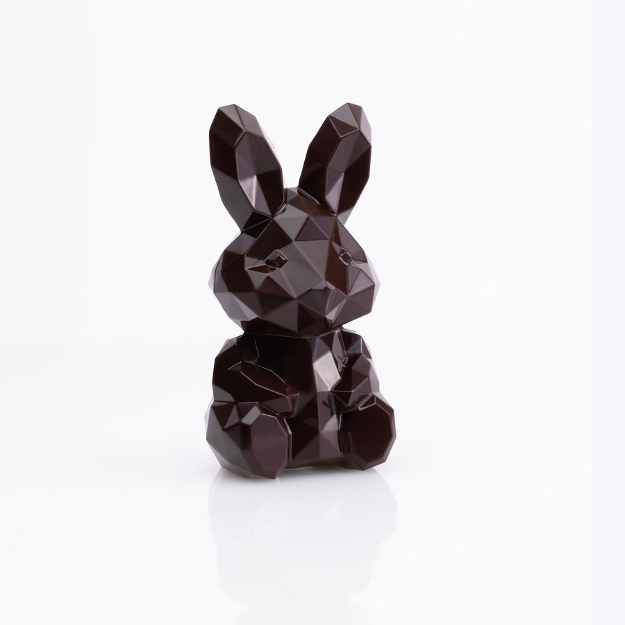 Geometric Chocolate Bunnies